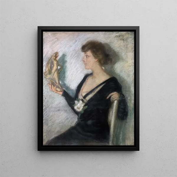 La figure de Tanagra - Alice Pike Barney — kehystetty taideteos seinällä