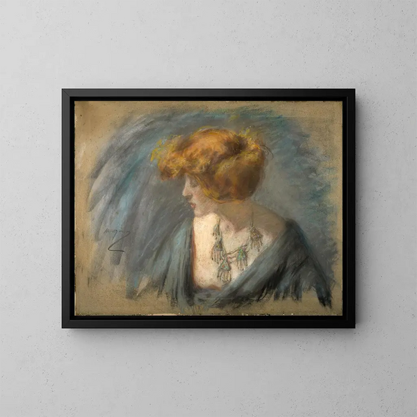Cheveux de Titien - Alice Pike Barney — kehystetty taideteos seinällä