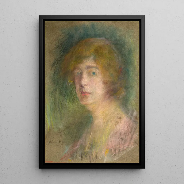 Nimetön maalaus - Alice Pike Barney — kehystetty taideteos seinällä