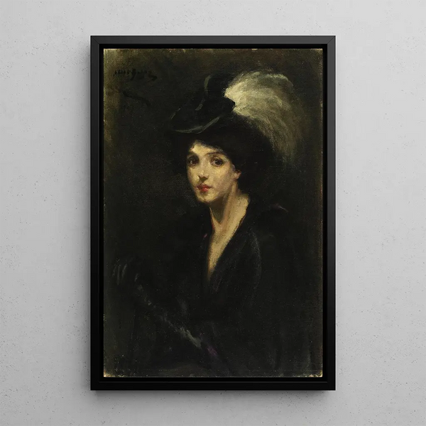 Paratiisi valkoinen - Alice Pike Barney — kehystetty taideteos seinällä