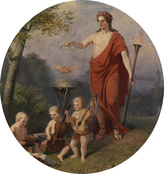 Allégorie de la vérité et de la tolérance - Anton Ebert