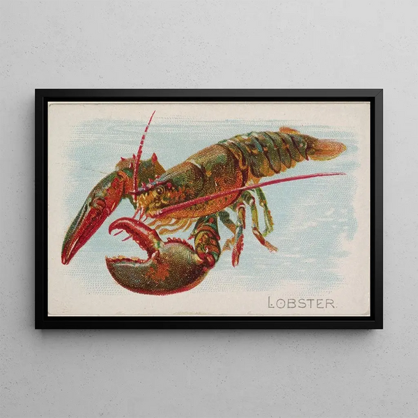 Homard-maalaus - Allen Ginter — kehystetty taideteos seinällä