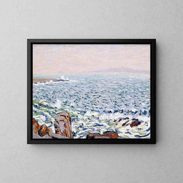Surf sur l'île Cranberry - Allen Tucker — kehystetty taideteos seinällä