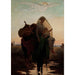 Maalauksen jäljennös Alkuperäisteos Study for the Flight of the Holy Family into Egypt - Almeida Júnior