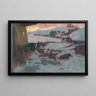 Alois Kalvoda - Winter Landscape.webp