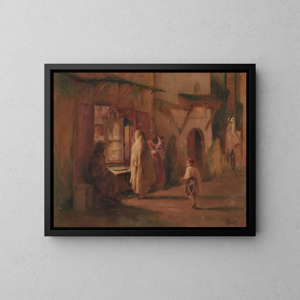 La Casbah - Alphonse Birck — kehystetty taideteos seinällä