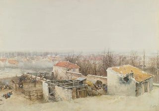 Alphonse Marie De Neuville - Champigny A Study For The Panorama Of The Battle Of Champigny.webp