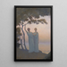 Maalauksen jäljennös Contemplaation-maalaus - Alphonse Osbert