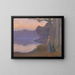 La Muse du lac - Alphonse Osbert — kehystetty taideteos seinällä