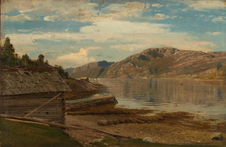 Amaldus Nielsen - Aften ved nes Kvinnherred.webp