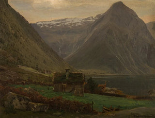 Fjord de Sefjord à Balestrand - Amaldus Nielsen — näkymä teoksesta