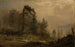 Metsäinen maisema sumussa - Amaldus Nielsen — näkymä teoksesta