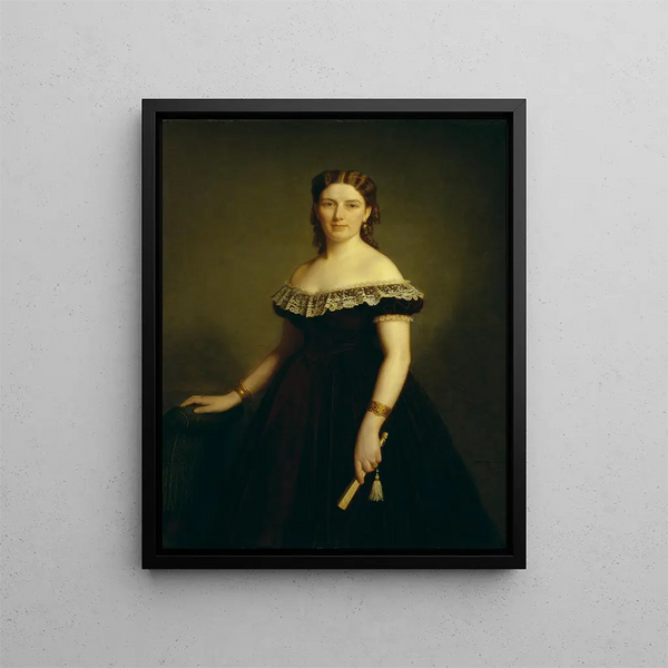 Jane Cederlund - Amalia Lindegren — kehystetty taideteos seinällä