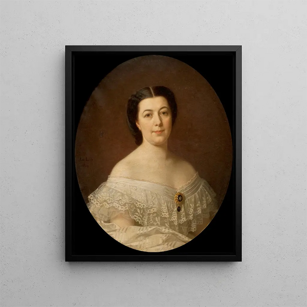 Oscara Fredrica Leopoldina Wahlström - Amalia Lindegren — kehystetty taideteos seinällä
