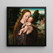 Madonna ja lapsi - Ambrosius Benson — kehystetty taideteos seinällä