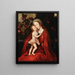 La Vierge à l'Enfant dans une roseraie - Atelier d'Ambrosius Benson — kehystetty taideteos seinällä