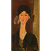 Amedeo Modigliani - Beatrice Hastings oven edessä — näkymä teoksesta