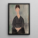 Maalauksen jäljennös Kahvilaulaja - Amedeo Modigliani