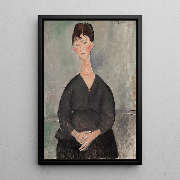 Maalauksen jäljennös Kahvilaulaja - Amedeo Modigliani