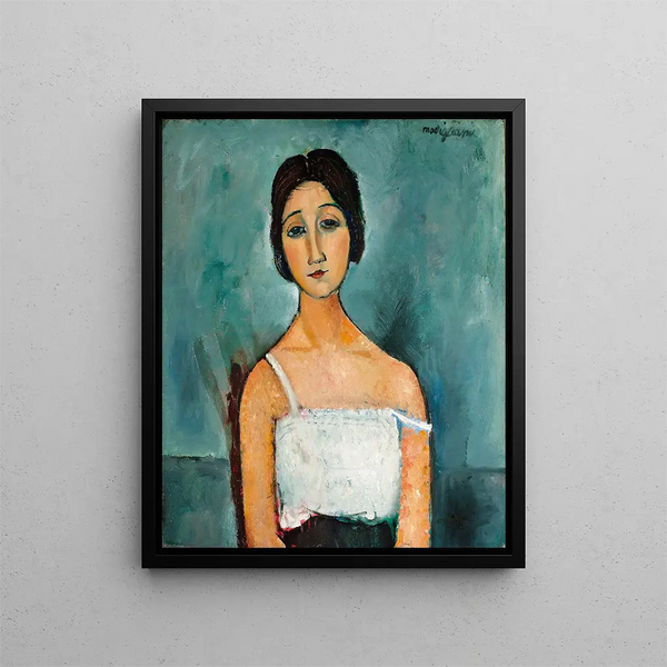 Christine - Amedeo Modigliani — kehystetty taideteos seinällä