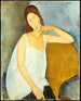 Jeanne Hébuterne - Amedeo Modigliani — näkymä teoksesta