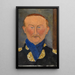 Léon Bakst - Amedeo Modigliani — kehystetty taideteos seinällä