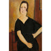 Maalauksen jäljennös Madame Amédée Nainen savukkeella - Amedeo Modigliani