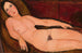 Nu sur un divan - Amedeo Modigliani — näkymä teoksesta