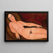 Nu sur un divan - Amedeo Modigliani — kehystetty taideteos seinällä