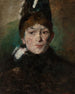 Portrait d'une dame - École Américaine — näkymä teoksesta