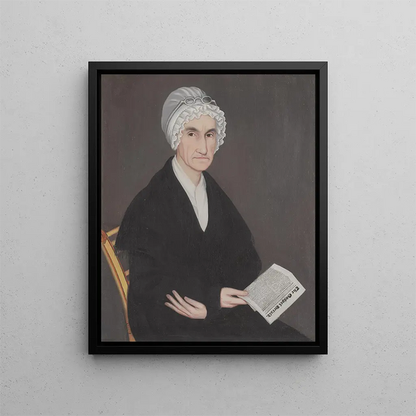 Mme Reuben Allerton Lois Atherton - Ammi Phillips — kehystetty taideteos seinällä