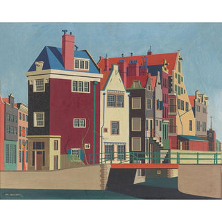 Amsterdam, Rokin - Carl Grossberg | Reproduction Tableau Décoration murale affiche copie