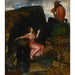 Maalauksen jäljennös An der Quelle (Kuunteleva Nymfi) - Franz von Stuck