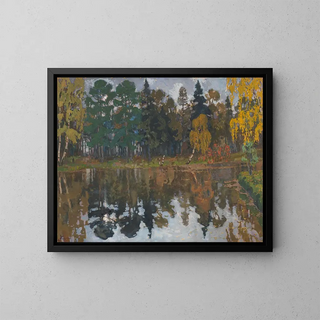 Anatoly Dmitrievich Kaigorodov - Autumn pond.webp