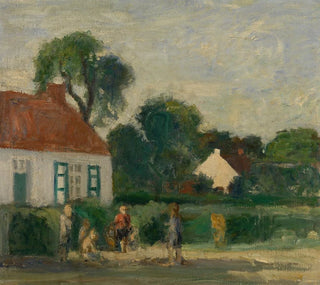 Ancienne route à Schilde - Albert Van Dyck