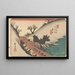 Annaka-maalaus - Andō Hiroshige — kehystetty taideteos seinällä