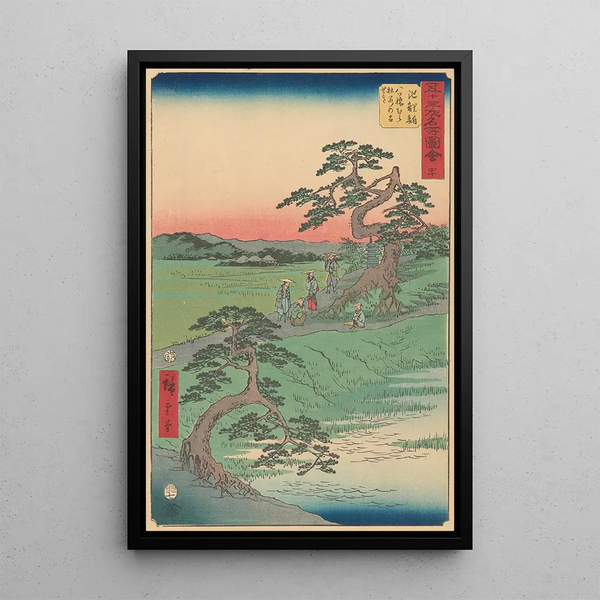 Maalauksen jäljennös Chiriu-maalaus - Andō Hiroshige