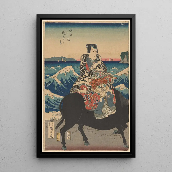 Maalauksen jäljennös Andō Hiroshige