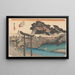 Temple Fujisawa Yugyōji - Andō Hiroshige — kehystetty taideteos seinällä