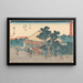 Futagawa-maalaus - Andō Hiroshige — kehystetty taideteos seinällä