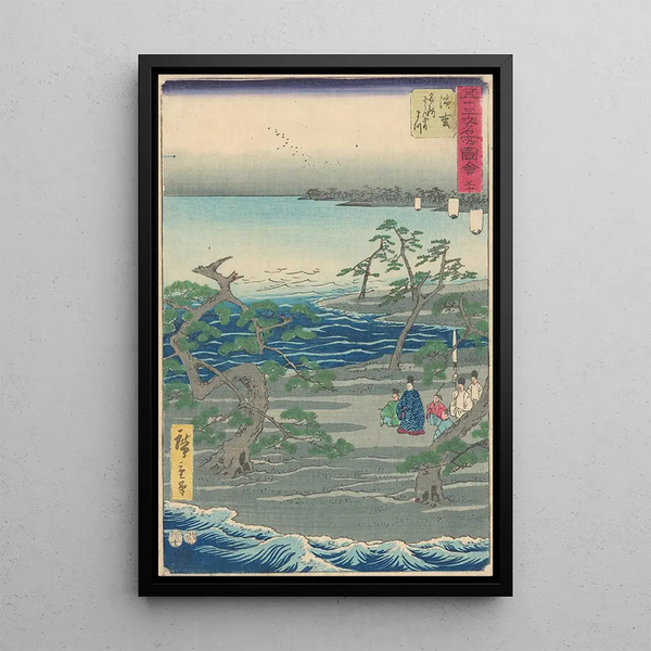 Maalauksen jäljennös Andō Hiroshige