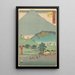 Hara-maalaus - Andō Hiroshige — kehystetty taideteos seinällä