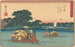 Kawasaki-maalaus - Andō Hiroshige — näkymä teoksesta