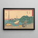 Maisaka-maalaus - Andō Hiroshige — kehystetty taideteos seinällä