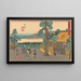 Numazu-maalaus - Andō Hiroshige — kehystetty taideteos seinällä
