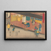 Seki-maalaus - Andō Hiroshige — kehystetty taideteos seinällä