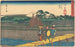 Shimada-maalaus - Andō Hiroshige — näkymä teoksesta