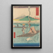 Maalauksen jäljennös Andō Hiroshige