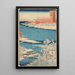 Maalauksen jäljennös Andō Hiroshige