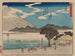 Tokaido gojusantsugi maalaus, levy 13 - Andō Hiroshige — näkymä teoksesta